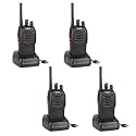 Radtel RT88 Rechargeable Walkie Talkies Long Range Handheld License-Free Two Way Radio 16CH Handsfree USB Charging LED Flashlight (4 Pack)