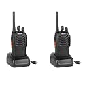 Radtel RT88 Rechargeable Walkie Talkies Long Range Handheld License-Free Two Way Radio 16CH Handsfree USB Charging LED Flashlight (2 Pack)