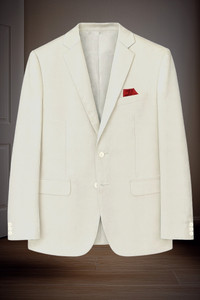 RaeenMensWear Solid Single Breasted Festive Wedding