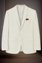 RaeenMensWear Solid Single Breasted Festive Wedding