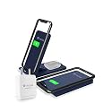 RAEGR Arc 1100 [2-in-1] 10W+5W Wireless Charging Stand [with AC Adapter] [with 2 Type-C Cables] for iPhone SE/11/X Series, 8/8+, Galaxy Note 20/10/9/S20 Series &amp; 5W for Qi-Enabled Phones, AirPods