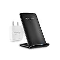 RAEGR Arc 700 15W Qi-Certified Wireless Charging Stand | with QC Adapter, INDIAN PIN | Made in India | with Fireproof ABS for iPhone 13/12/11/X/8 Series, Galaxy S22/S21/S20/Note20/10/10+ Series, OnePlus 9/9 Pro