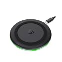 RAEGR Arc 500 [Made in India] Type-C PD Qi-Certified 10W/7.5W Wireless Charger with Fireproof ABS for iPhone 13/12/11/XsMax/Xs/XR/X, Galaxy S22/S21/S20/S10/Note20/10/10+ Series (No AC Adapter)