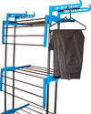 RAFTTAR Steel Floor Cloth Dryer Stand New-RF - SS-CDS-FLOOR-01 (3 Tier)
