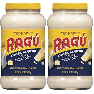 rag cheesy classic alfredo sauce 453gram pack of 2
