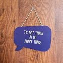 Wooden The best things Wall decor hanging for Home Decor (9X12 Inches,SWH4)