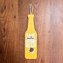 Wooden Save Water Drink Beer hanging for Home Decor (12X3 Inches,SWH10)