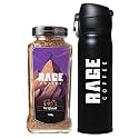 Rage Coffee - 100 Gms Jar &amp; Flask Combo - Premium Arabica Instant Ground Coffee Infused with Natural Vitamins