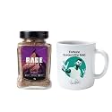 RAGE COFFEE Combo - 50 Gms Original Blend Instant Coffee With Free Coffee Mug | Made Using Premium Arabica Coffee | Frothy Coffee At Home, Powder, Glass_bottle