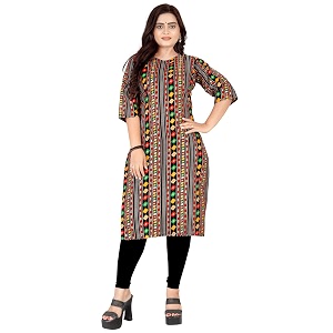 Raghav Silk Cotton Blend Straight Kurti for