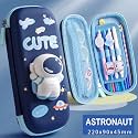 Cartoon Theme Pencil Case - 3D EVA Pencil Case Pouch, Multipurpose Zipper Pencil Case for Kids, Pen and Pencil Bag for School Kids, Girls, Stationery Storage Box (Cute Small)