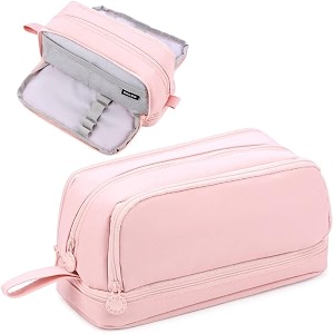 2 in 1 purple multifunctional pencil pouch aesthetic pencil case for girls large capacity best thing to put pen pencil sharpener rubber best gift for girl39s
