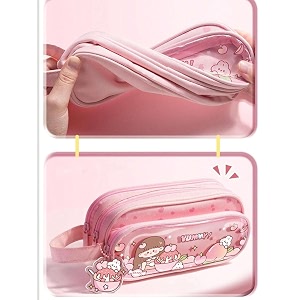2 in 1 purple multifunctional pencil pouch aesthetic pencil case for girls large capacity best thing to put pen pencil sharpener rubber best gift for girl39s