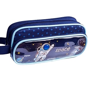 multifunctional pencil pouch aesthetic pencil case for girls large capacity best thing to put pen pencil sharpener rubber best gift for girl39s new blue space pouch
