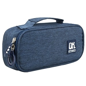 navy blue large cepacity pencil pouch aesthetic pencil case for girls large capacity best thing to put pen pencil sharpener rubber best gift for girl39s
