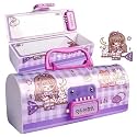 Kids Pencil Case with Code Lock - Multi-Layer Style Password Lock Box for Boys &amp; Girls (Lucky Purple)