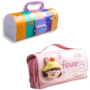 pencil case style password lock multi-layer pencil box amp 3d eva pencil case pouch for boys girls cute multicolor pboxflower pouch