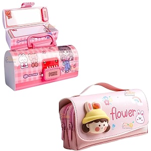 pencil case style password lock multi-layer pencil box amp 3d eva pencil case pouch for boys amp girls beauty pink pboxflower pouch