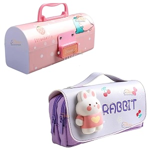 pencil case style password lock multi-layer pencil box amp 3d eva pencil case pouch for boys girls dinosuar pink pboxrabbit pouch