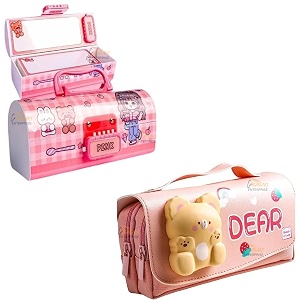 pencil case style password lock multi-layer pencil box amp 3d eva pencil case pouch for boys girlsbeauty pink pboxdear pouch