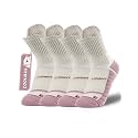 Rahhint Coolmax Compression Boys Youth Running Basketball Socks 4 Pairs Cushion Quarter Anti-Blister Athletic Socks