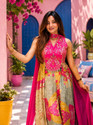 RAHI Embroidered Kurta Dhoti Pant Dupatta