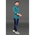 Men39s Casual Cotton Checks Shirt