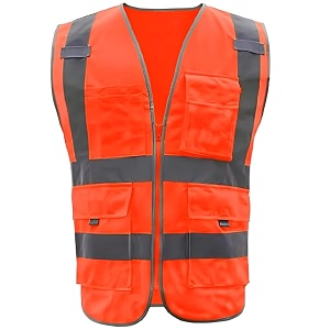 hight visibility reflective manager safety jacket for unisex