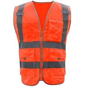 hight visibility reflective manager safety jacket for unisex