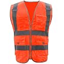 Hight Visibility Reflective Manager Safety Jacket For Unisex