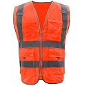 Hight Visibility Reflective Manager Safety Jacket For Unisex