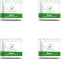 Rahul Sugar White Sugar Sachets, 5g Pack, Pure and Chemical Free for White Sugar Sachets White Sugar (4 kg, Pack of 4)