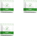 Rahul Sugar White Sugar Sachets, Pure and Chemical Free White Sugar (1 kg, Pack of 3)