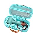 RAIACE Hard Storage Case Compatible with dyson Hair Dryer, Travel Carrying Bag. (for sale is case only). - Green