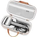 RAIACE Hard Storage Case Compatible with dyson Hair Dryer, Travel Carrying Bag. (for sale is case only). - Gray(Gray Lining)