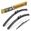 Raidbee® 24"+17" Windshield Wiper Blades with 13" Rear Wiper Blade Automotive Replacement Set for GMC Terrain/CHEVY Equinox 2010 2011 2012 2013 2014 2015 2016 2017–Genuine OEM Quality (Set of 3)