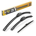 Raidbee® 26"+16" Windshield Wiper Blades with 11" Rear Automotive Replacement Set for Hyundai Santa Fe 2019 2020 2021 2022 2023/Kia Sorento Sportage 2016-2021 2022 – Genuine OEM Quality (Set of 3)