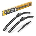 Raidbee® 26"+18" Windshield Wiper Blades with 10" Rear Wiper Blade Replacement Set for Honda HRV HR-V 2016 2017 2018 2019 2020 2021 2022 – Genuine OEM Quality (Set of 3)