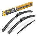 Raidbee® 26"+20" Windshield Wiper Blades with 14" Rear Wiper Blade Automotive Replacement Set for Subaru Ascent 2019 2020 2021 2022 2023–Genuine OEM Quality (Set of 3)