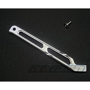 aluminium alloy rear chassis brace link for arrma 18 senton typhon - silver