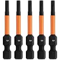 Railer Hex 3mm Impact Driver Bit - 5 Pack, 2" Quick Release, S2 Steel, 3mm Hex Bits