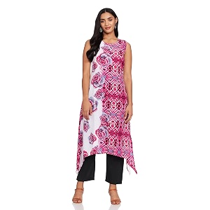 Rain Rainbow Womens Straight Kurta