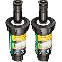 Rain Bird 1802HEVN15 High Efficiency Professional Pop-Up Sprinkler, Adjustable 0° - 360° Pattern, 8' - 15' Spray Distance, 2" Pop-up Height (Pack of 2)
