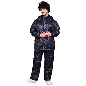 rain coat for men waterproof for bike reversible double layer with hood raincoat for men set of top and bottom packed