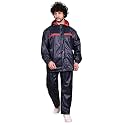 Rain Coat for Men Waterproof for Bike Reversible Double Layer with Hood Raincoat for Men. Set of Top and Bottom Packed