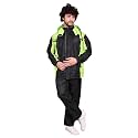 Rain Coat for Men Waterproof for Bike Reversible Double Layer with Hood Raincoat for Men. Set of Top and Bottom Packed