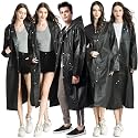Rain Ponchos for Adults Reusable, 2-5 Pack Raincoat for Women Men, Waterproof Rain Coat Gear with Hood Drawstring