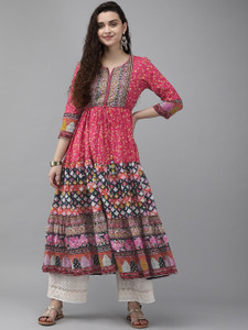 Rain Rainbow Printed Floral Print Geometric