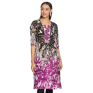 Rain and Rainbow Womens Straight Kurta