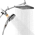 Rain Shower Head with Handheld Showerhead Polished